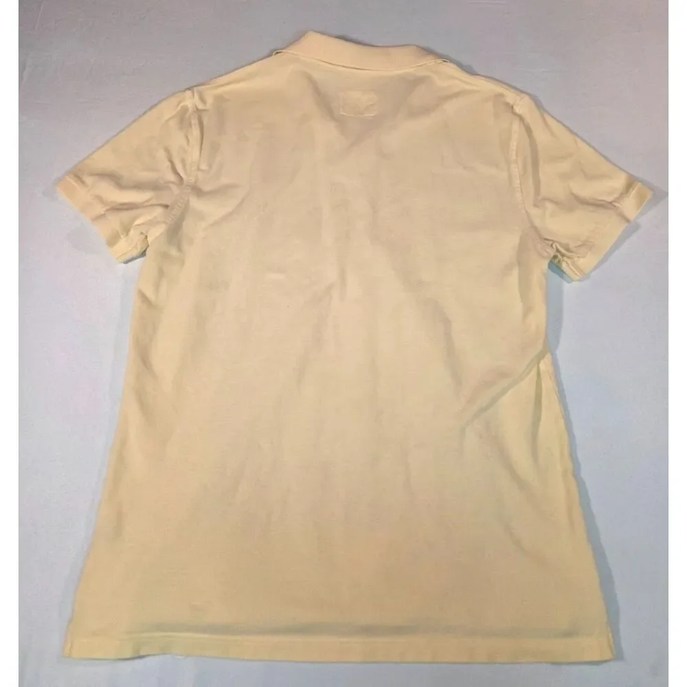 J.Crew Vintage Polo Shirt Yellow Cotton Classic Fit Men’s Large